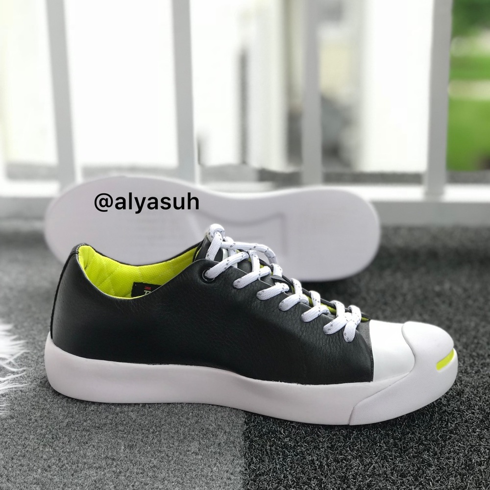 Converse JP Modern LE Black Yellow Shoes Women's AUTHENTIC Size 6.5 158343C - Picture 5 of 8